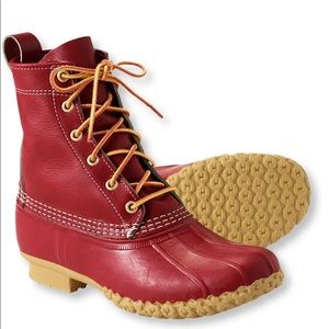 Red LL Bean Boots